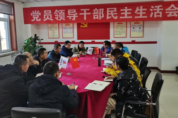 龍城黨支部召開2020年度組織生活會暨民主評議黨員會議